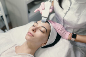 Limpieza facial con ultrasonidos